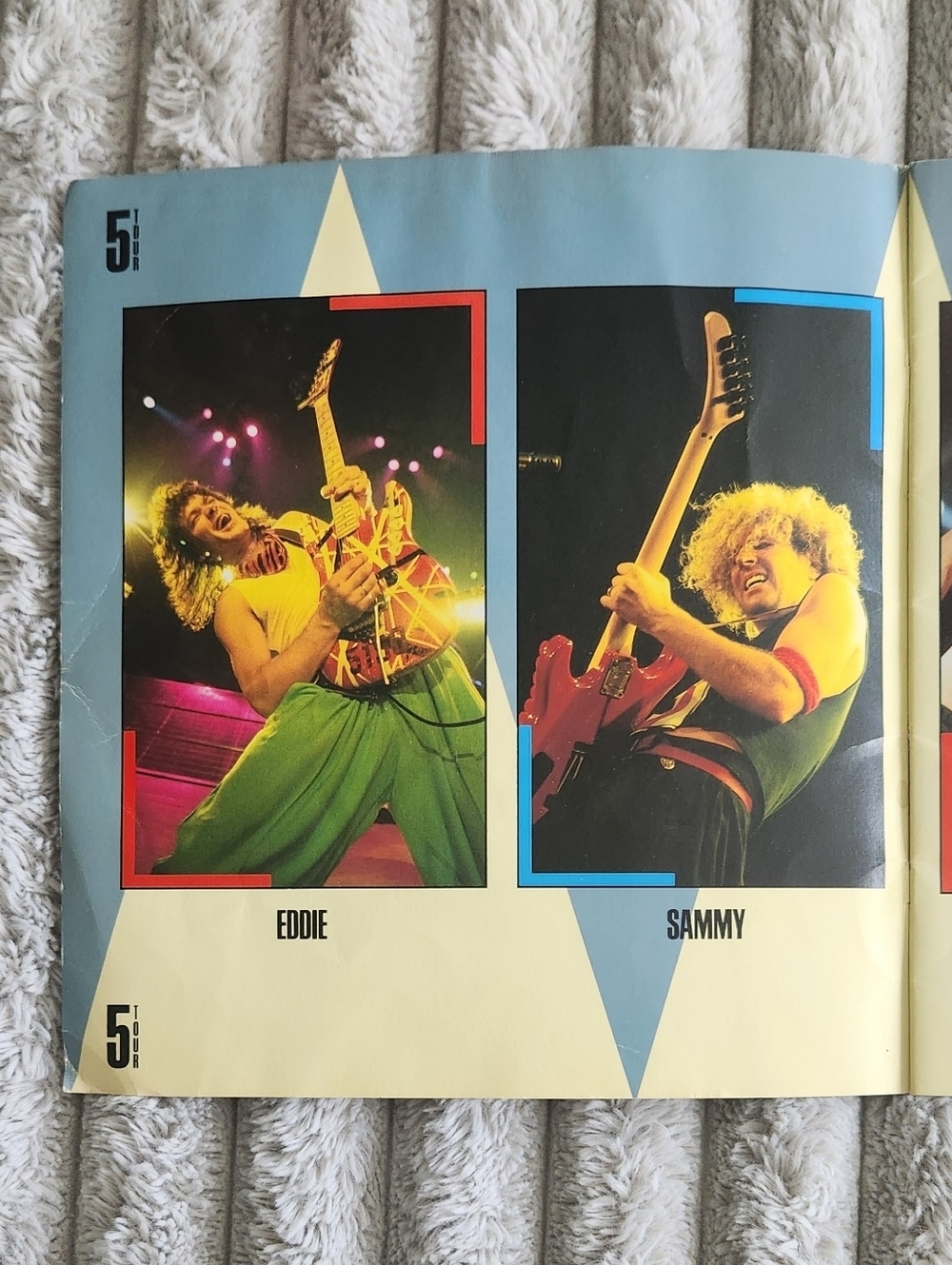 🎸 Vintage 1986 Van Halen 5150 World Tour Program Sammy Hagar EVH Classic Rock - Picture 3 of 12